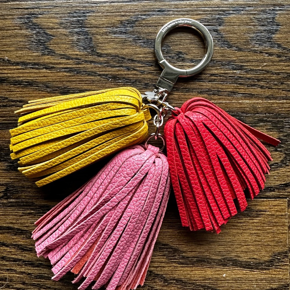 Kate Spade tassel keychain - Picture 2 of 2